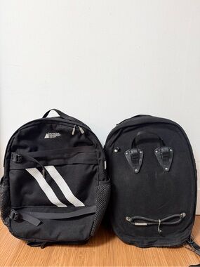 MEC pair of convertible bike pannier backpacks